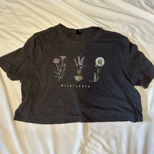 Urban Outfitters Cropped Tshirt